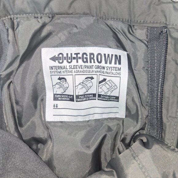 Columbia Boys Snow Pants Size Medium 10/12 Gray Snowboard Ski Insulated Winter - Picture 5 of 10
